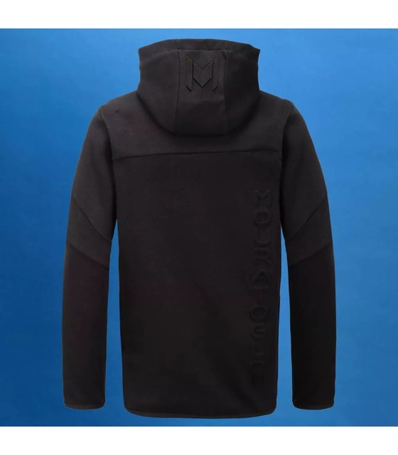 Sudadera con capucha negra para niños Mouratoglou 3