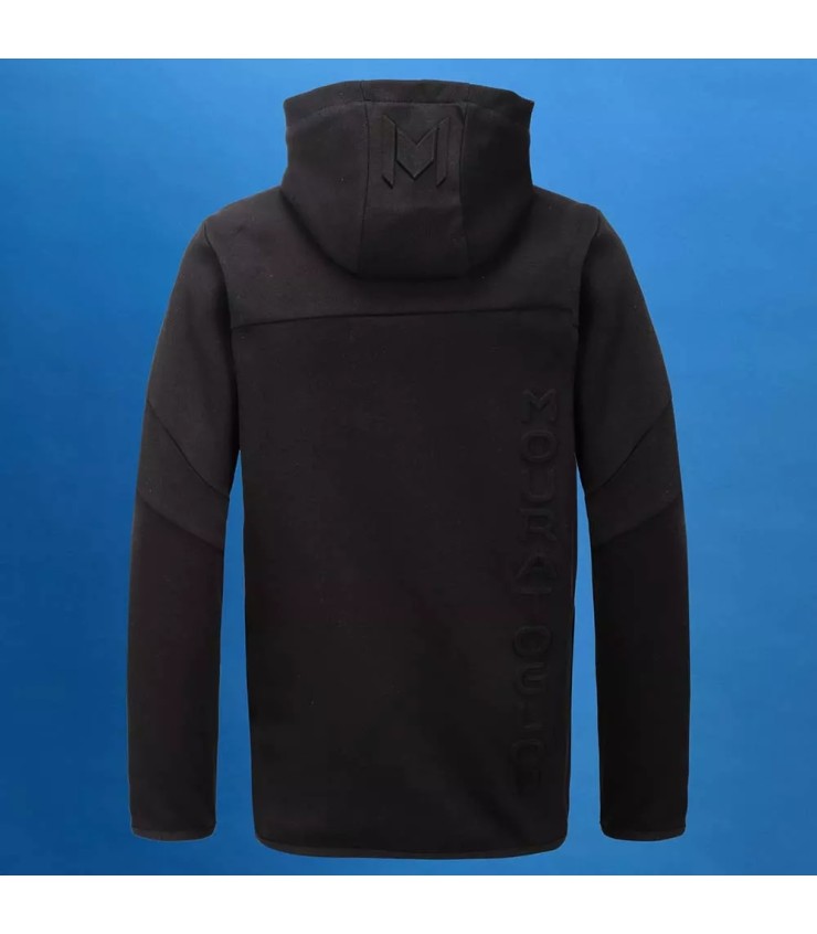 Sudadera con capucha negra para niños Mouratoglou 3