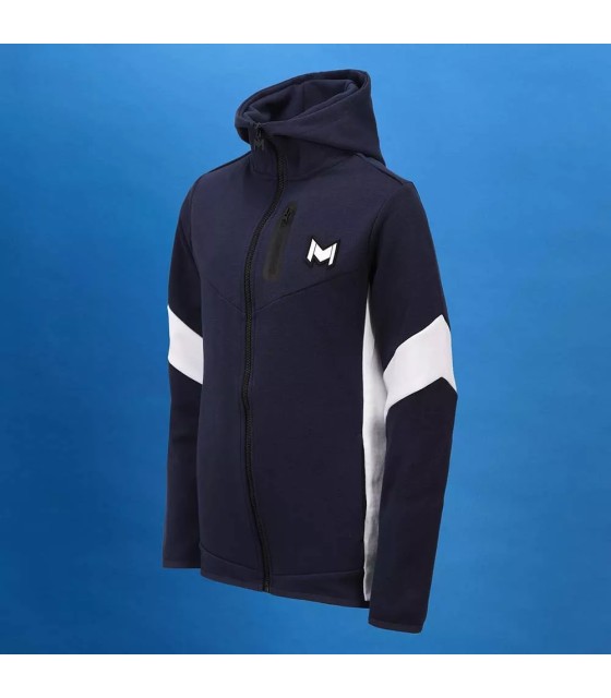 Casaco com capuz Mouratoglou para crianças azul-marinho | Ipontennis