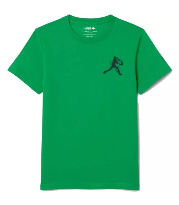 Pack t-shirt + cap Lacoste Tennis X Novak Djokovic Green / Blue 4
