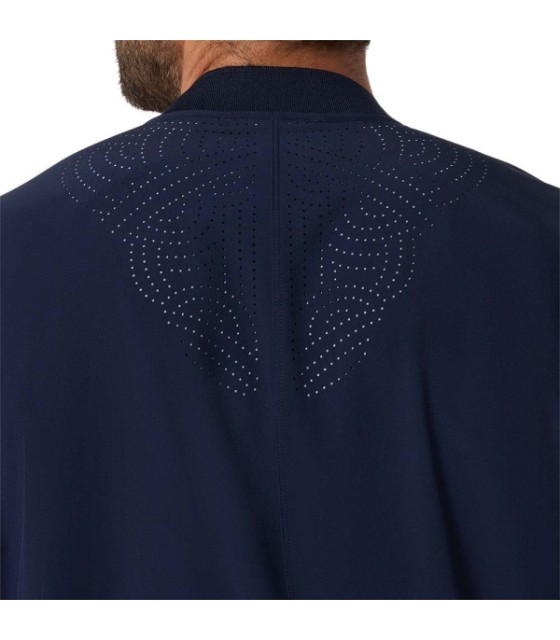 Jacket Asics combinam azul noite 4