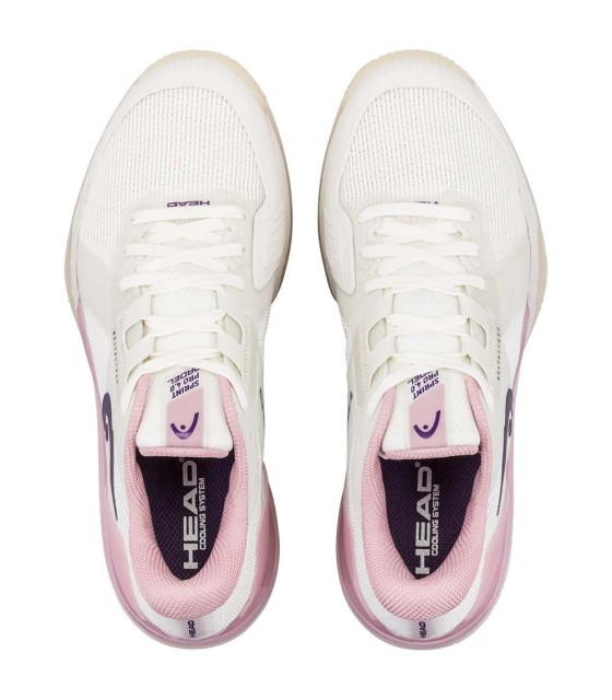 HEAD SPRINT PRO 4.0 White / Roses 3 Paddle Shoes