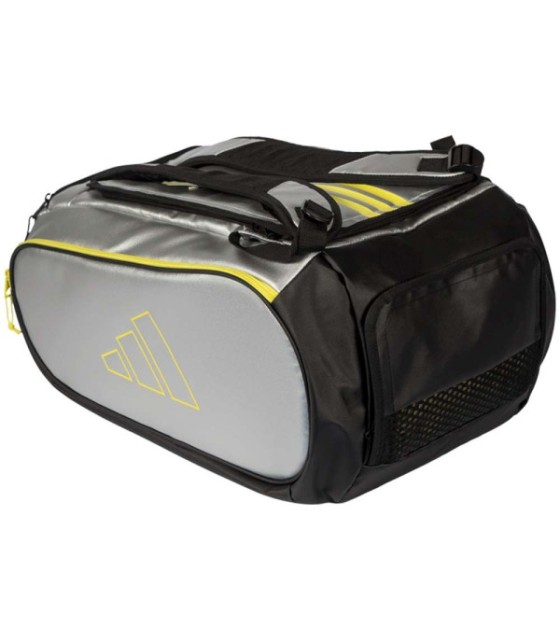 Mochila Adidas Tour 2026 Gris Plata / Negra 1