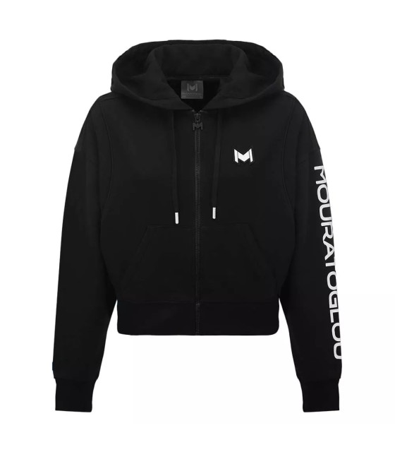 Chaqueta con Capucha Mouratoglou para Mujer Negra 1