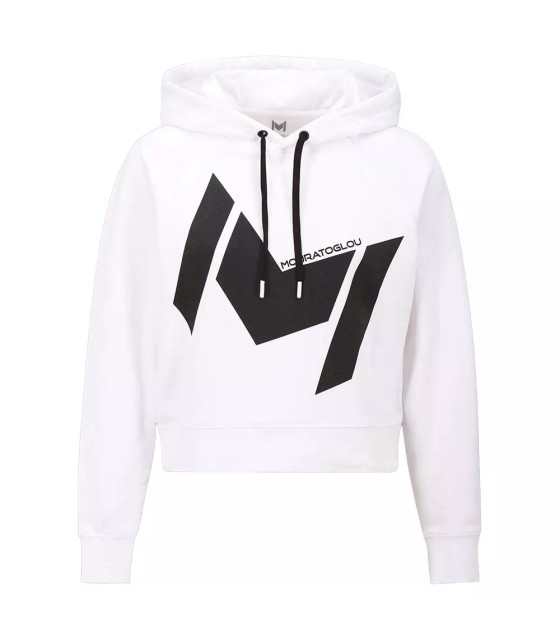 Mouratoglou hoodie Woman White | Ipontennis