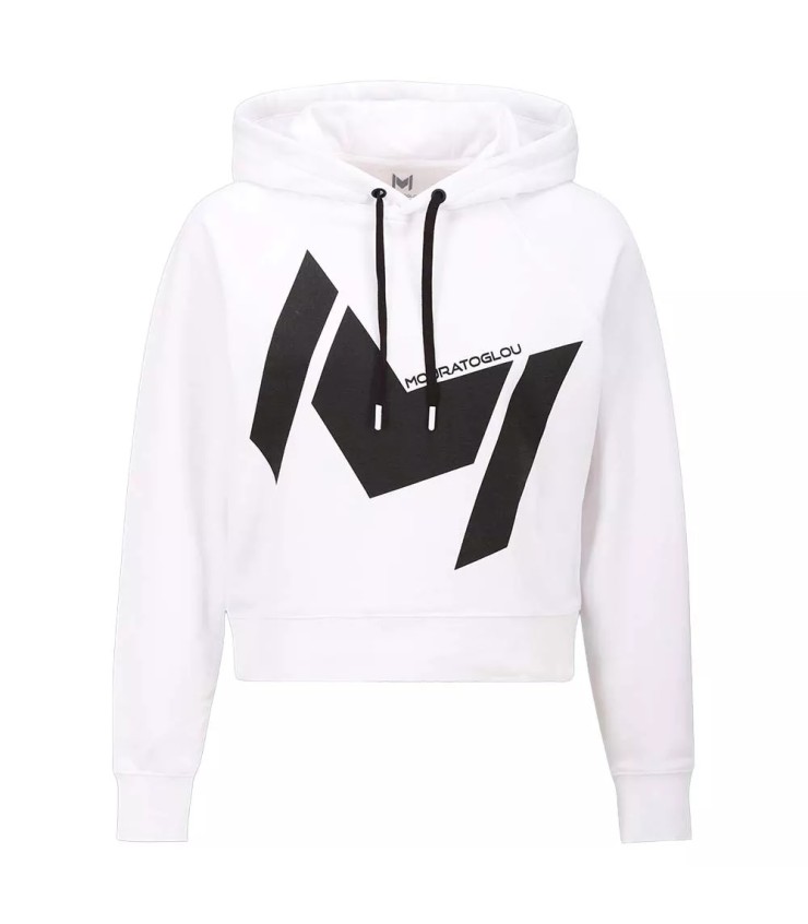 Mouratoglou hoodie Woman White | Ipontennis