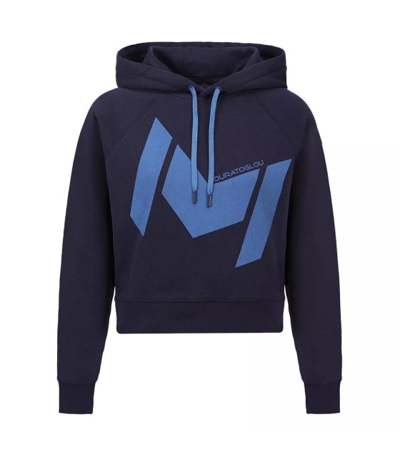 Sudadera con capucha Mouratoglou Mujer Azul marino 1