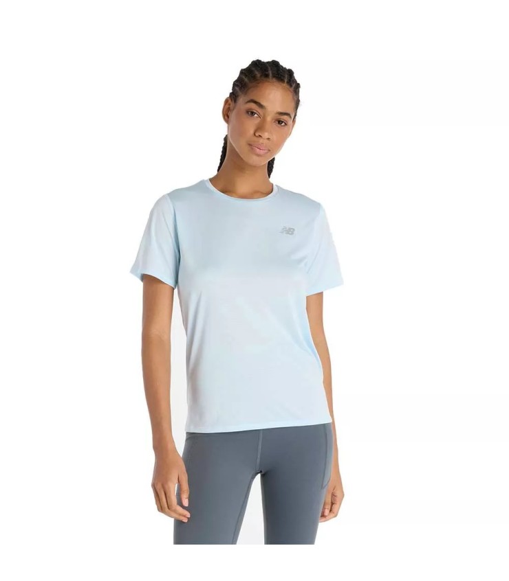 Maglietta New Balance Essentials azzurro chiaro