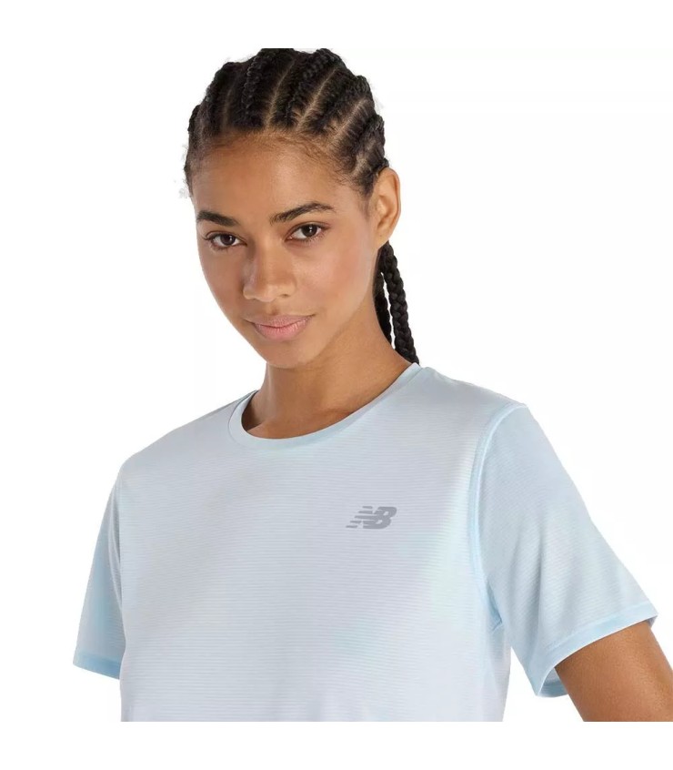 Camiseta New Balance Essentials azul claro