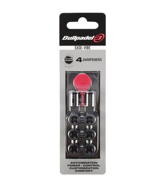 Bullpadel Alivia Absorvedores de Choque X4 Preto 1
