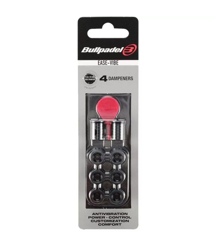 BullPadel Facilità Vibe Ammortizzatori X4 Nero 1