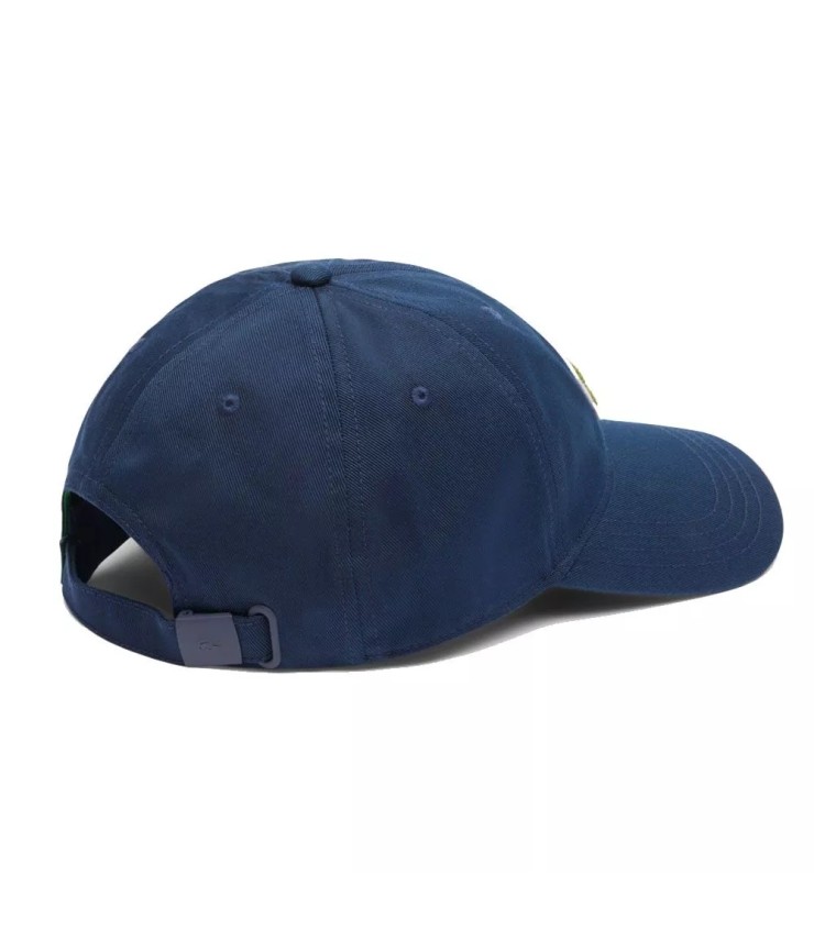 Navy blue cotton cap Lacoste Twill 2
