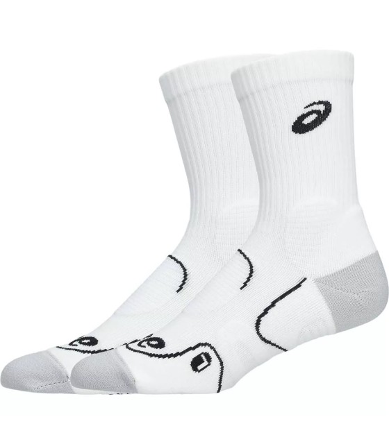 Socken Asics Tennisplatz + Crew White 2