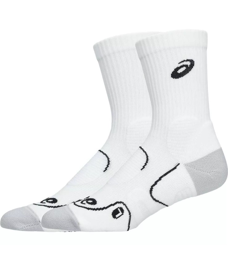 Calcetines Asics Tennis Court+ Crew Blancos 2