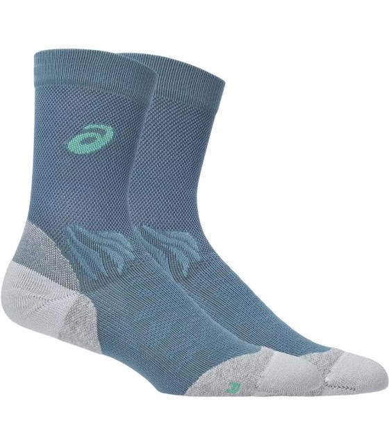 Chaussettes Asics Tennis Tennis Lightweight Court + Crew Gris Gris 1