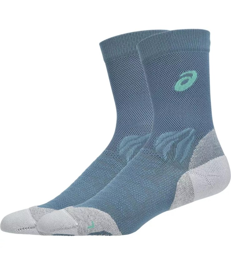 Calcetines Asics Tennis Lightweight Court+ Crew Gris Verde 2