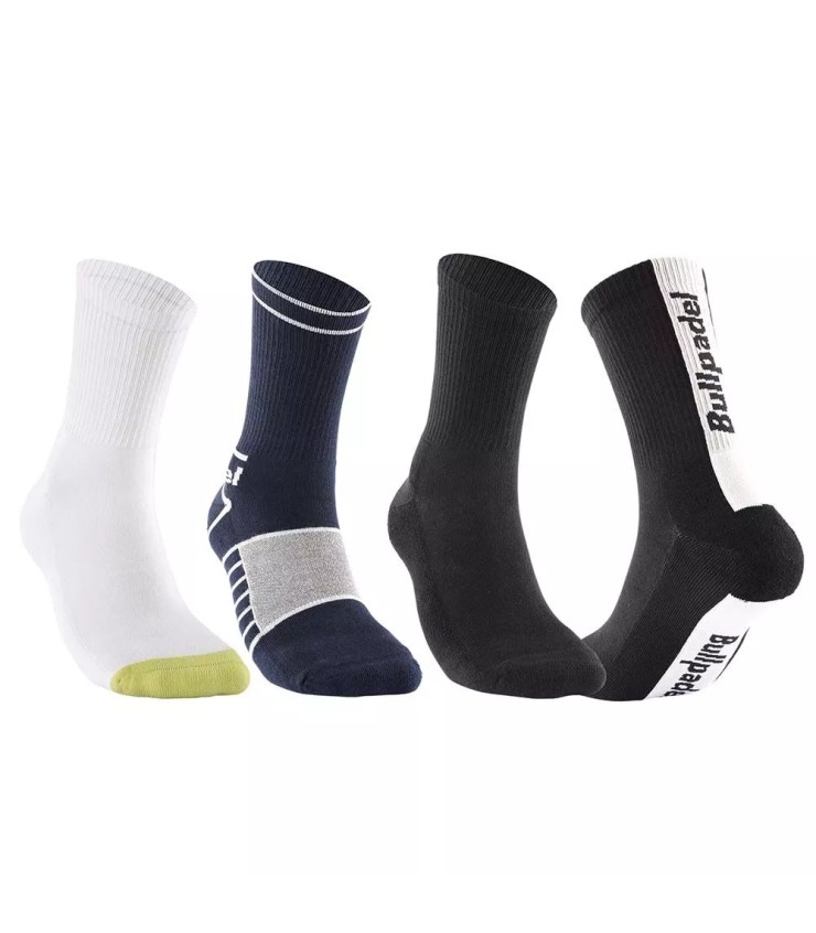 Calzini BullPadel BP255i Nero / Marine / Bianco (3 paia) 1