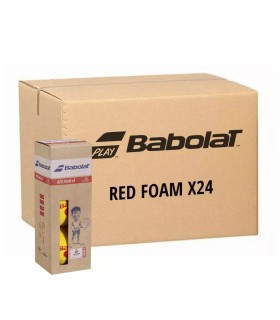 Box mit 24 Boxen 3 Bälle Babolat Rotschaum 1