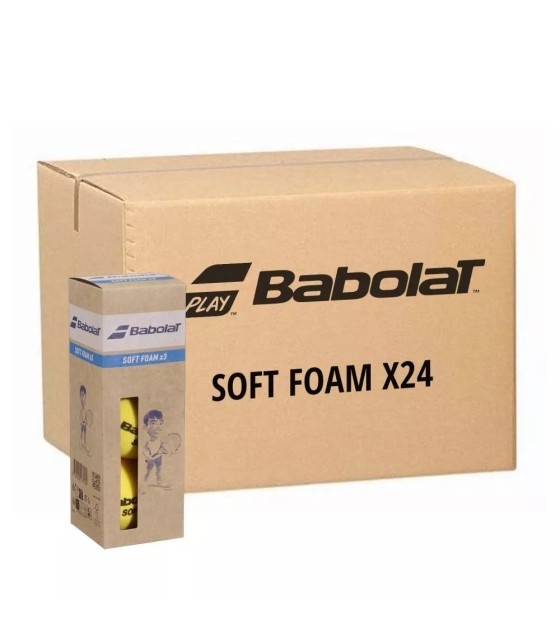 Box of 24 Boat Boat Babolat Soft Foam 1
