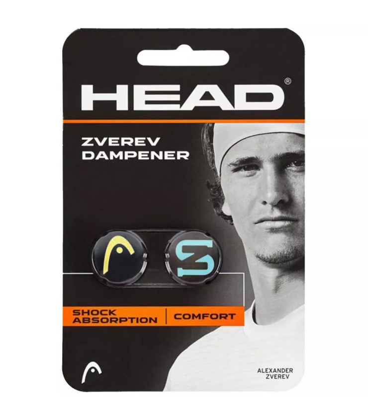 Antivibradores Head Zverev X 2 Blue / Yellow 1