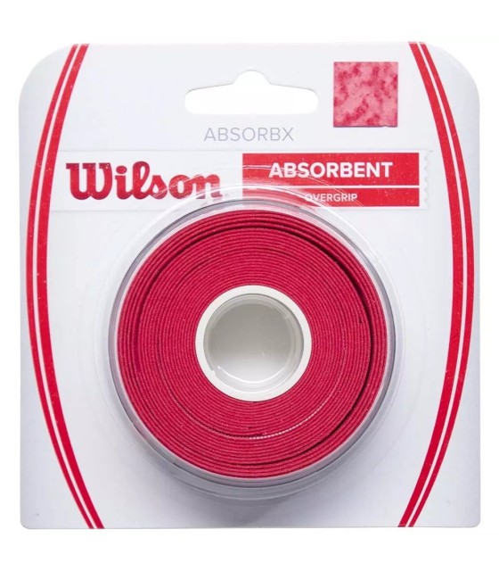 Wilson absorbx overgrip red x 3 units 1