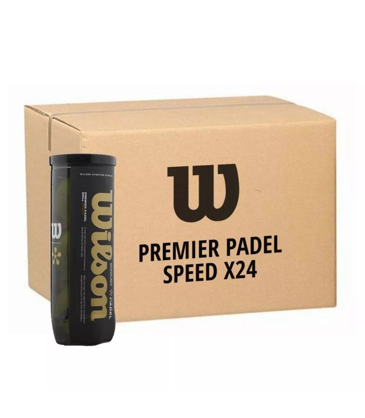Caixa de 24 barcos 3 bolas Wilson Premier Padel Speed 1