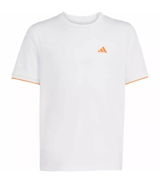 Adidas pro Junior Melbourne T-Shirt Weiß / Orange 1
