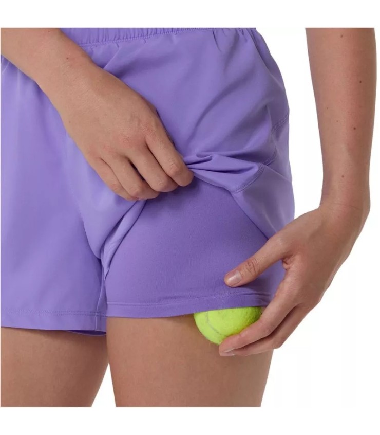 Short Asics Padel Court 2 in 1 Violet Woman 5