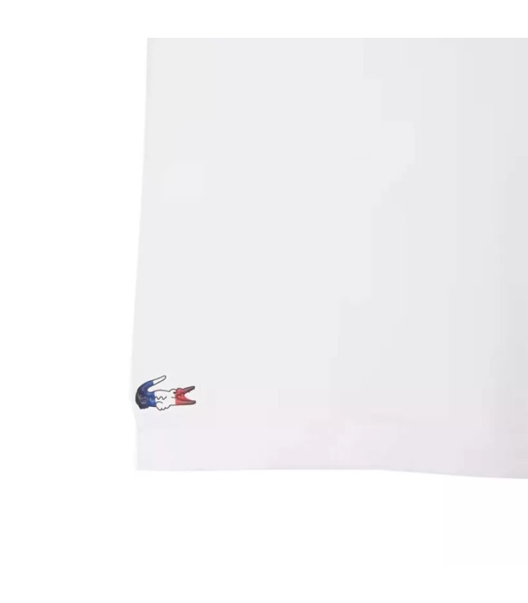 Short Lacoste White tennis France team 3