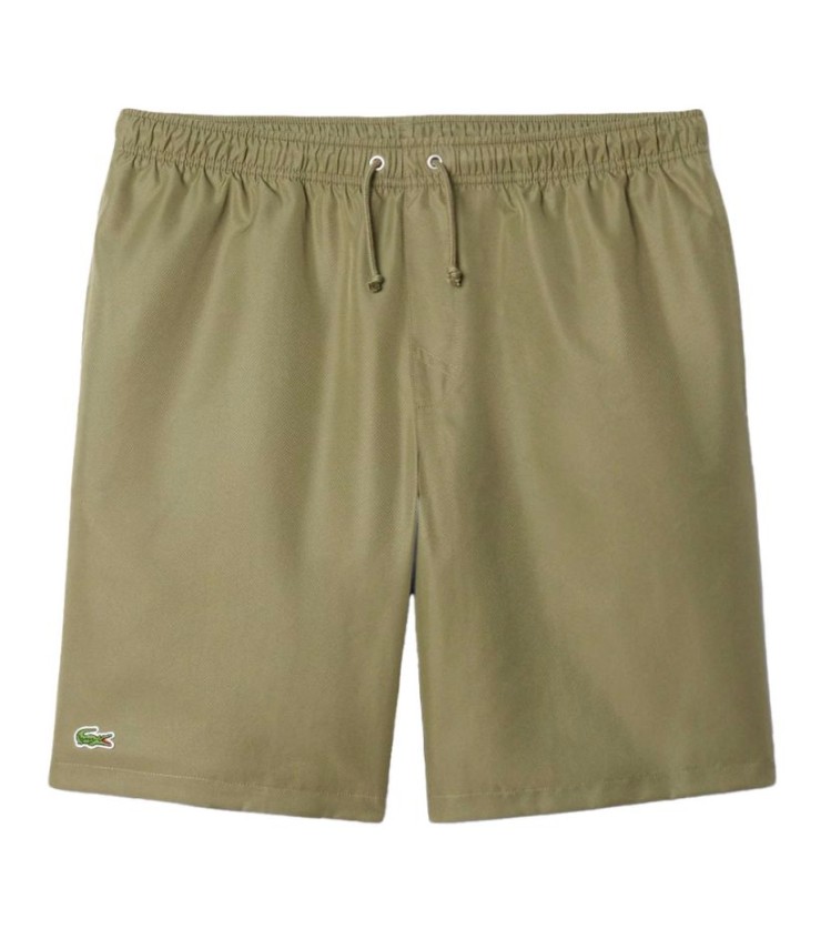 Kurze Hosen Lacoste Sportgrün Khaki 1