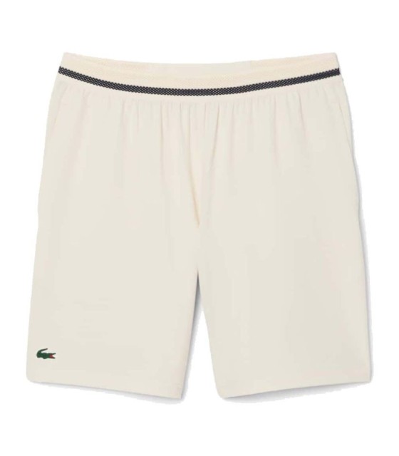 Corto Lacoste Tennis x Novak Djokovic Bianco rotto 1