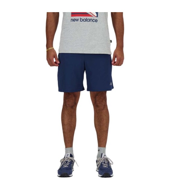 Kurzer New Balance Essentials Navy Blue 1