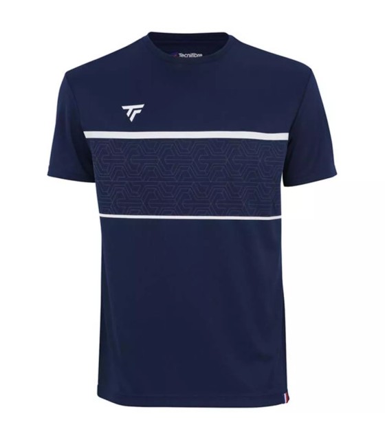 Maglietta Blu Navy Tecnifibre Team Tech per Bambino | Ipontennis