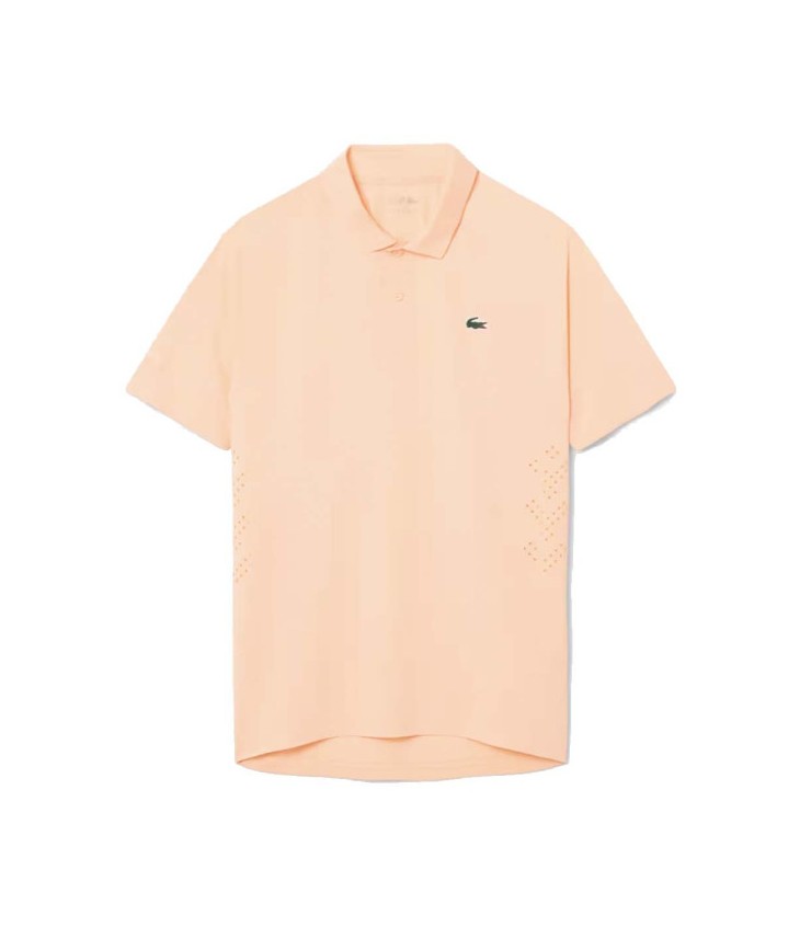 Polo Lacoste Tennis Novak Djokovic on orange track 1