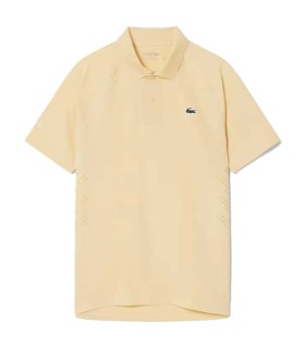 Polo Lacoste Tennis Novak Djokovic sur la piste jaune 1