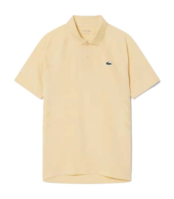Polo Lacoste Tennis Novak Djokovic on yellow track 1