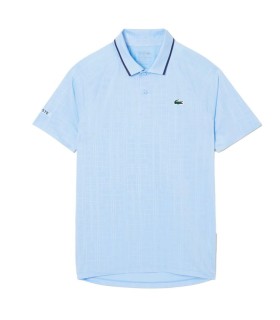 Polo Lacoste Tennis Novak Djokovic sulla torta blu del sentiero 1