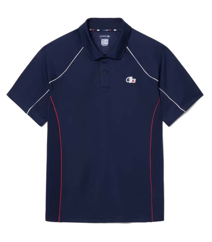Polo Lacoste Équipe France de Tennis bleu marine 1