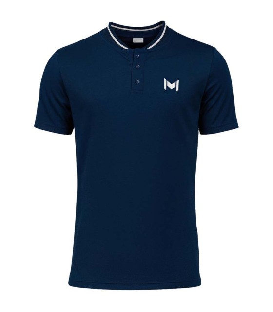 Polo MouratoGlou Neck Navy Azul Mao 1