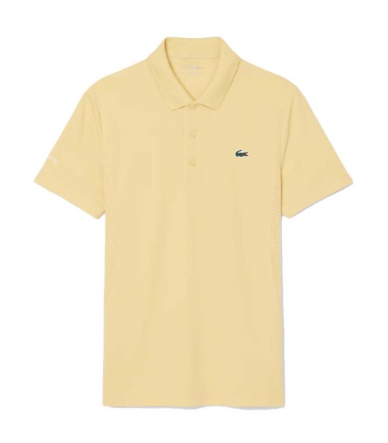 Polo Lacoste Tennis Novak Djokovic Giallo 1