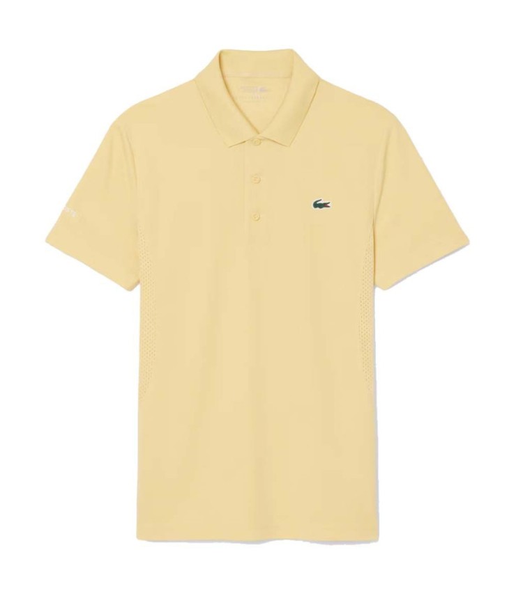 Polo Lacoste Tennis Novak Djokovic Giallo 1