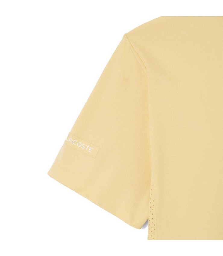 Polo Lacoste Tennis Novak Djokovic Giallo 3