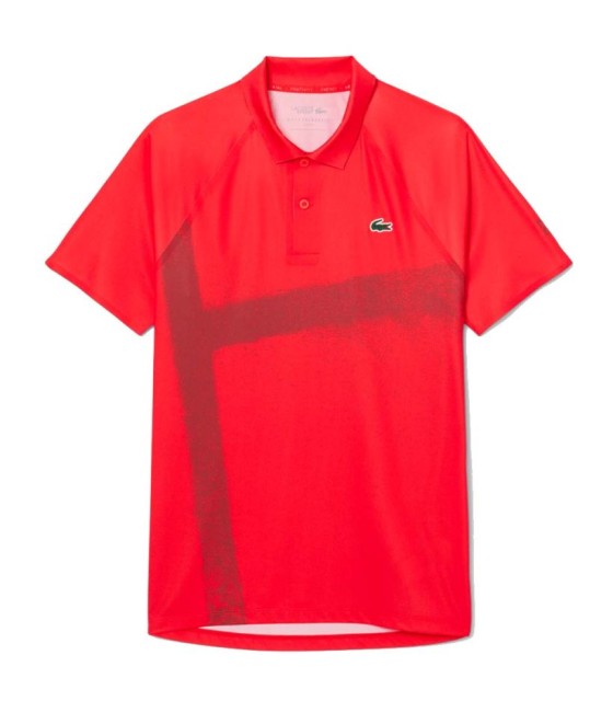 Polo Lacoste Tennis Novak Djokovic Player Paris Rojo 1