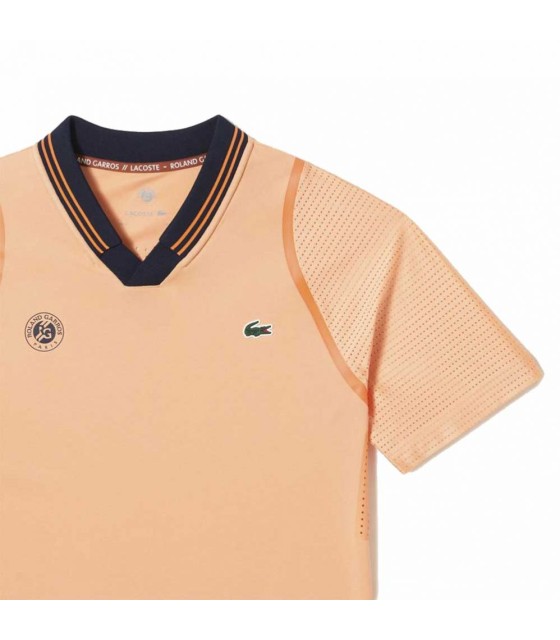 Polo Lacoste Sport Roland Garros Naranja 2