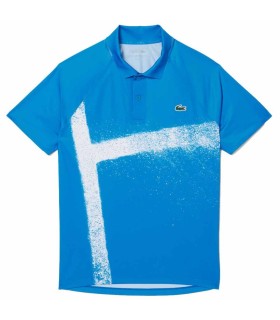 Polo Lacoste Tennis Novak Djokovic Blue / White Player 1