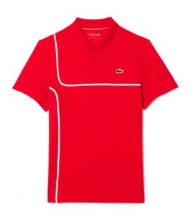 Polo Lacoste Tennis rosso 1
