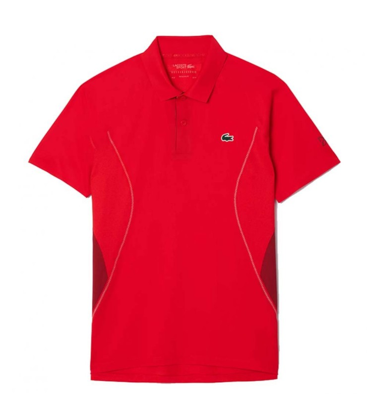 Polo Lacoste Tênis Monte-Carlo Novak Djokovic Red 1