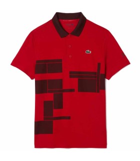 Polo Lacoste Tennis Novak Djokovic Red Amateur Version 1