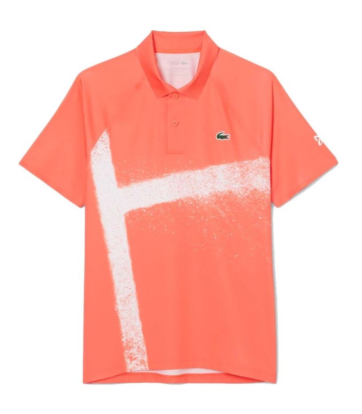 Polo Lacoste Tenis Novak Djokovic Jugador Rojo / Blanco 1