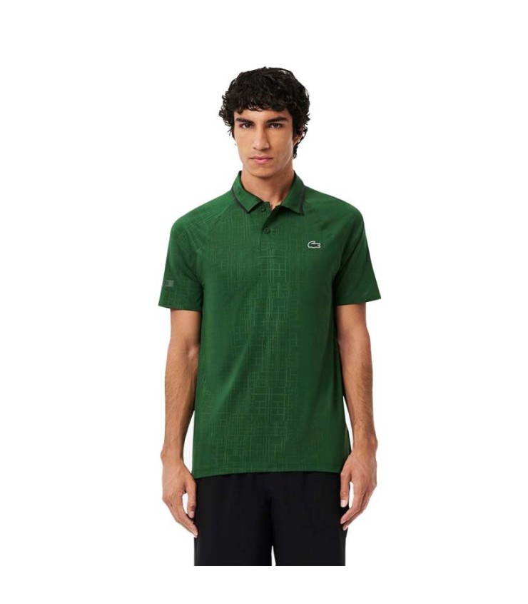 Polo Lacoste Tennis Novak Djokovic on green track 4